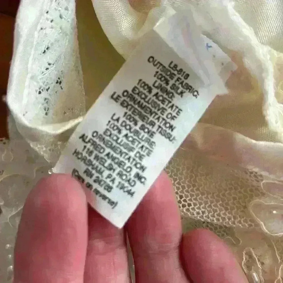 Vintage Alfred Angelo silk gown - Picture 7 of 16